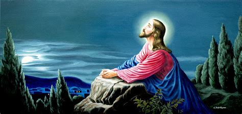 Picture Of Jesus Praying - PictureMeta