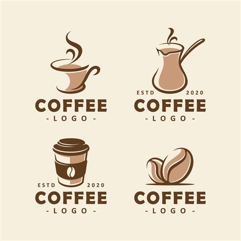 Set of coffee logo design template. Vector coffee shop labels. 6870481 ...