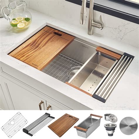 Kitchen Sink With Cutting Board And Strainer – Things In The Kitchen