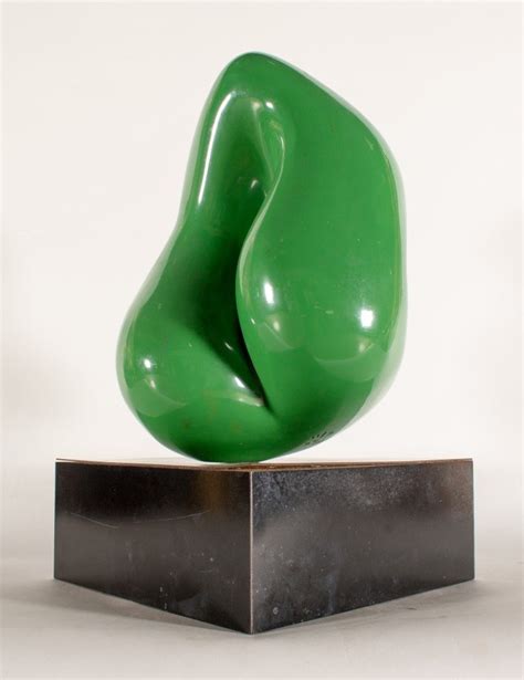 Modern Biomorphic Sculpture in Green | Inventory | WOLFS Fine Paintings ...