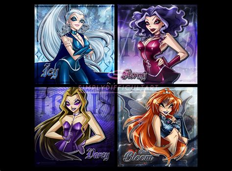 Winx Club Trix Dark Bloom Print Set Fanart - Etsy Sweden