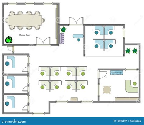 Business Floor Plan Design : Commercial Space Plan Roomsketcher ...