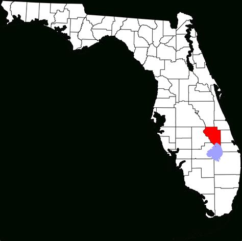 File:map Of Florida Highlighting Okeechobee County.svg - Wikimedia ...