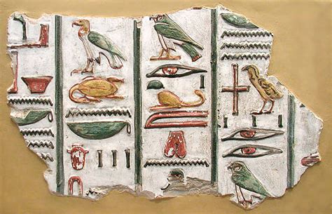 Egyptian hieroglyphs - Wikipedia