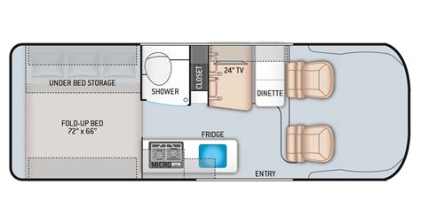 Motor Coach Floor Plans - floorplans.click