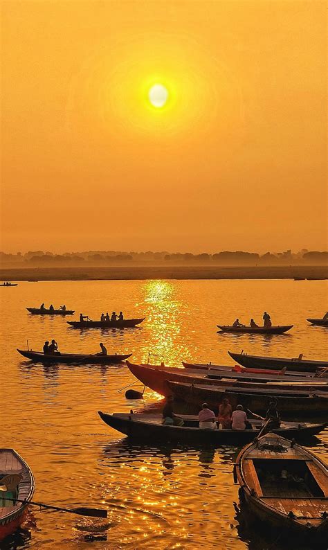 Early mornings at the ghats of Varanasi ... #morning #sunrise #people # ...