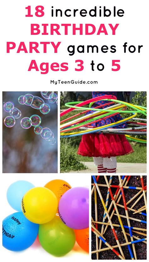 18 Incredible Birthday Party Games for Ages 3 to 5