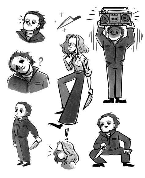 Michael Myers and Laurie Strode (Halloween 1978) by Yodeki on DeviantArt