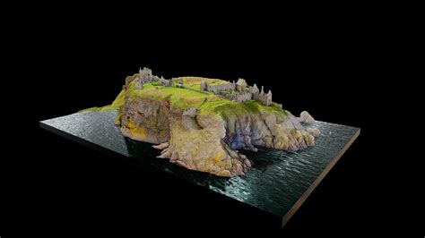 Dunnottar Castle (Scotland) - Buy Royalty Free 3D model by LZCreation ...