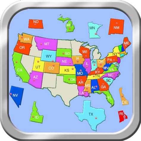 United States Puzzle Map on the App Store