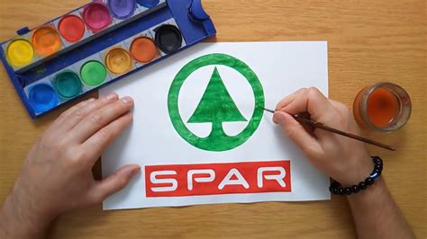 How to draw the Spar logo - YouTube