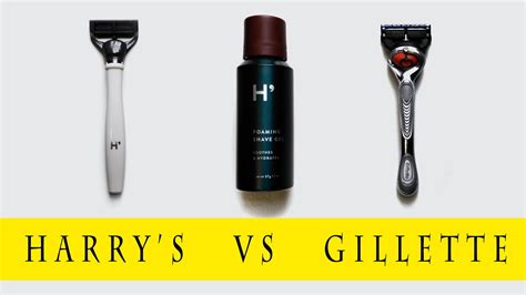 Harry's Razor Unboxing / Review vs. Gillette ProGlide - YouTube