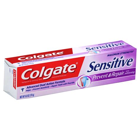 Colgate Sensitive Teeth and Cavity Protection Maximum Strength ...