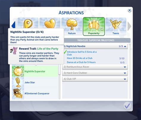 36+ Super Fun Sims 4 Custom Aspirations You Need in Your Game (Sims 4 ...