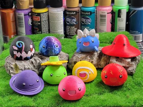 Slime Rancher Slime Figures From the Glass Desert - Etsy