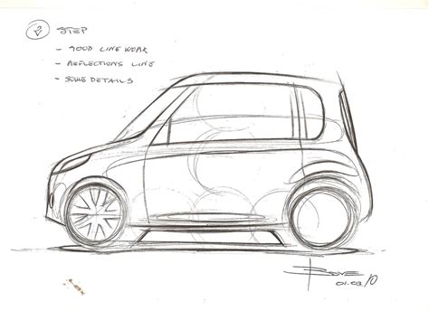 How To Draw A Simple Side View Car Sketch-Target NID