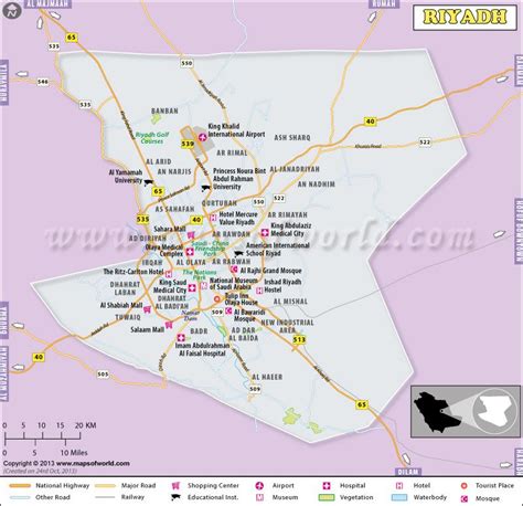 Riyadh Map | Map of Riyadh City, Saudi Arabia | Riyadh, Map, City maps