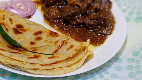 Lachha Paratha / Layered fried Bread - Spicy World Simple and Easy ...