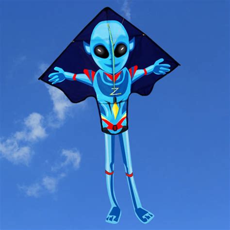 140 * 95cm Funny Alien Kite Large Easy Flying Kite with String and ...