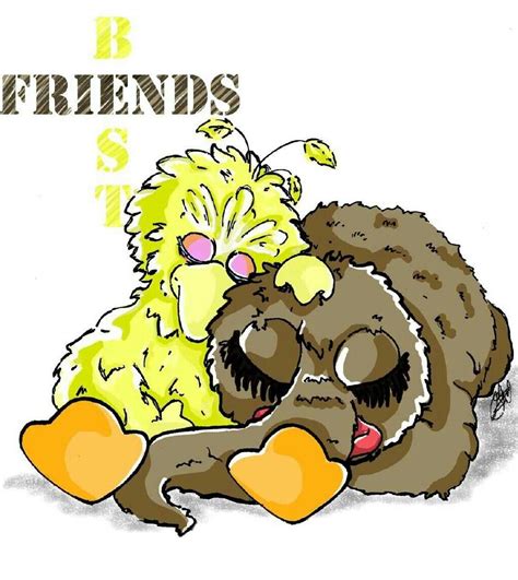 BIG BIRD AND SNUFFLEPUSS | Big bird, Sesame street, Muppets