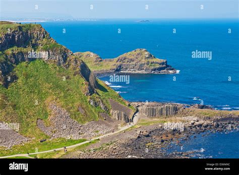 Giants Causeway north Antrim coastal path County Antrim Northern ...