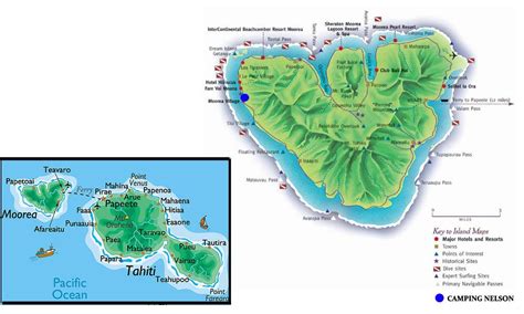 map of moorea | Moorea, Map, Tahiti