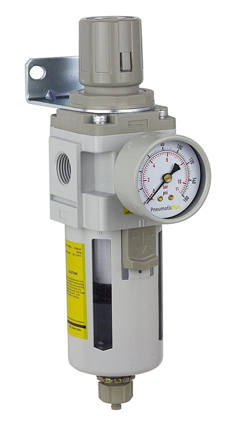 PneumaticPlus SAW4000M-N04BG Compressed Air Filter Regulator Combo ...