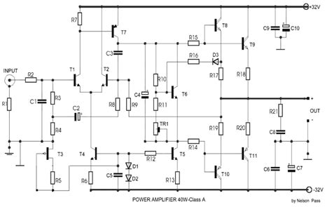 High current audio amplifier circuit