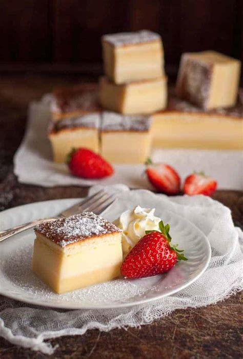 Magic 3 Layer Custard Cake | RecipeTin Eats