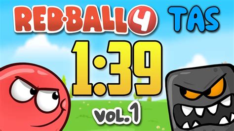 Red Ball 4 Volume 1 Any% TAS in 1:39.733 - YouTube