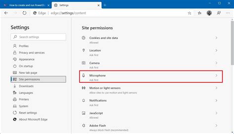 How To Enable Microphone In Microsoft Edge