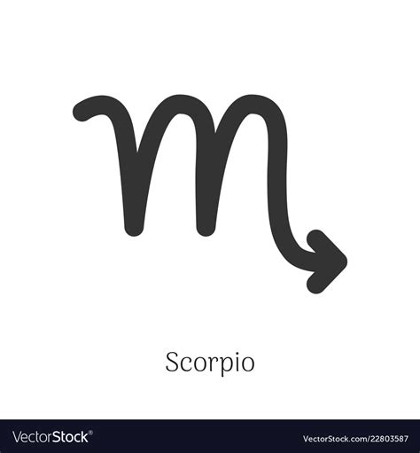 Scorpio Symbol Svg