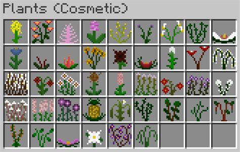 The Plants mod for Minecraft does basically exactly what the name ...