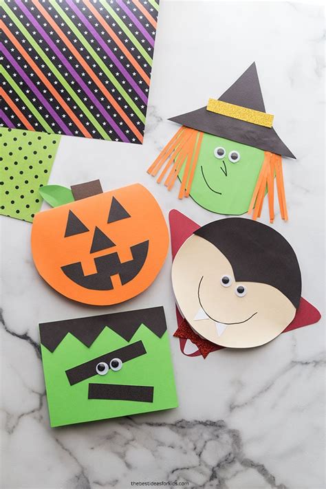 Handmade Halloween Cards (with free templates) - The Best Ideas for Kids