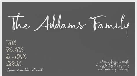 The Addams Family Font : Download Free for Desktop & Webfont