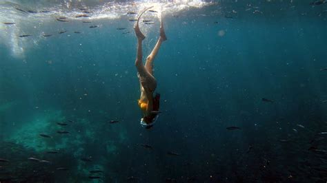 Free Diving at Panagsama Beach in Moalboal, Cebu - YouTube