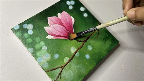 Acrylic Flower Painting Tutorial For Beginners | Best Flower Site