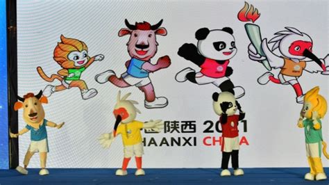 Official emblem, mascots unveiled for 14th Chinese National Games ...