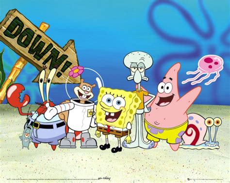 Spongebob Squarepants Characters Wallpaper | Image Wallpaper Collections