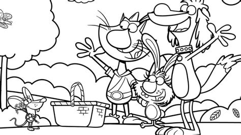 Nature Cat | Coloring Pages | WTTW Chicago