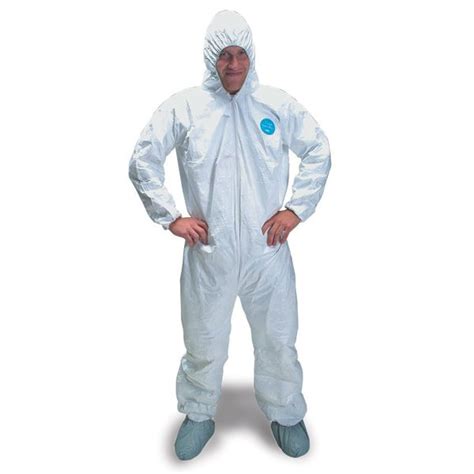 Tyvek Protective Coverall with Hood and Shoe Covers - Lynn Peavey Company