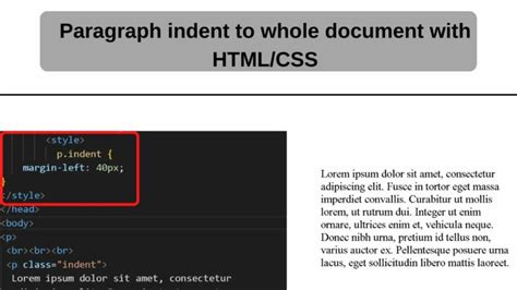 Indenting Paragraphs in HTML — All You Need to Know