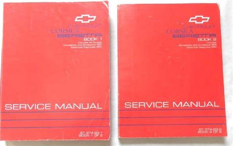 Sell 1993 CHEVROLET CORSICA AND BERETTA SERVICE REPAIR MANUAL SET GM in ...