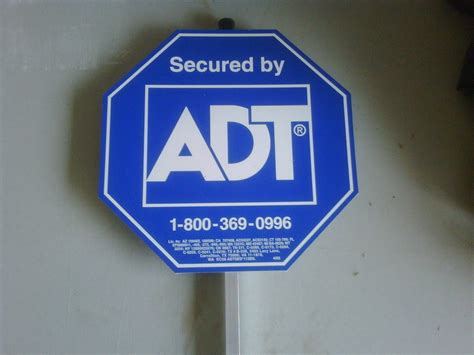 Buy ADT Home Security Signs: 1 ADT HOME SECURITY ALARM SYSTEM YARD SIGN ...