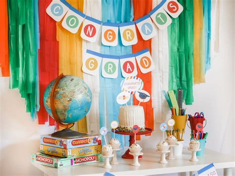 Customizable Kindergarten Graduation Party Kits — Mint Event Design