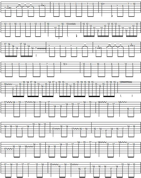 CANON ROCK (JerryC) Guitar Tab: GuitarNick.com