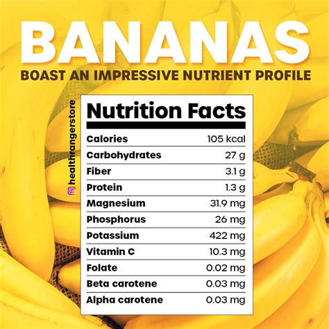 Banana Nutrition Fact | Banana nutrition, Nutrition fact, Nutrition