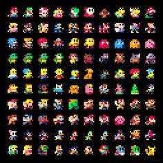 320 Retro / 8-bit / Pixel Art ideas | pixel art, pixel, game art