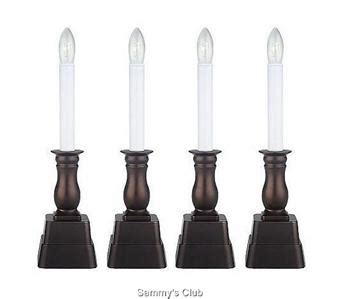 Bethlehem Lights S/4 Battery Window Candles Photo Sensor 4-6-8-Hour ...