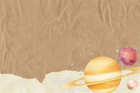 Aesthetic Saturn galaxy background, paper | Premium Photo - rawpixel